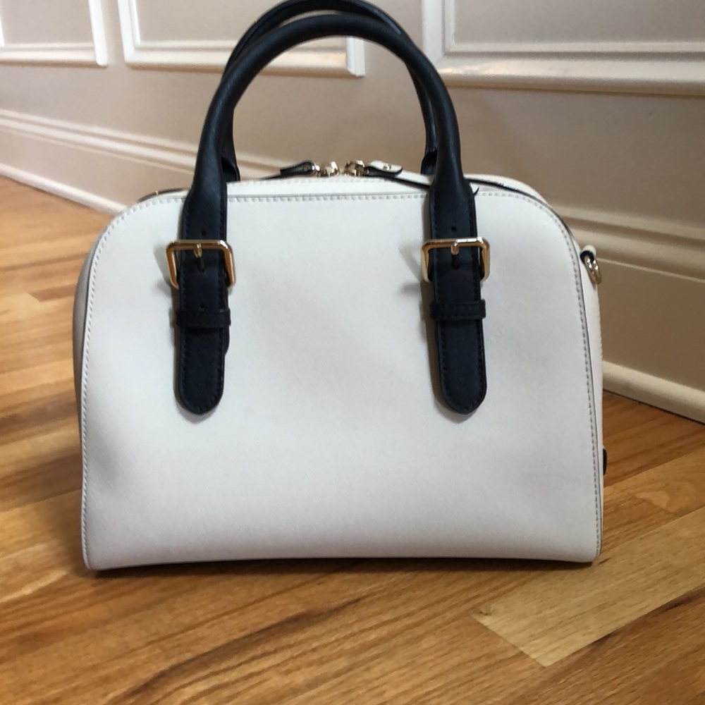 Kate Spade ♠️ Satchel bone and black - Picture 2 of 11